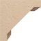Ekena Millwork 9"W x 9"D x 9"H Wide Burlington Rough Cedar Woodgrain TimberThane Corbel, Primed Tan CORUR09X09X09BURRCPR - alternate 3